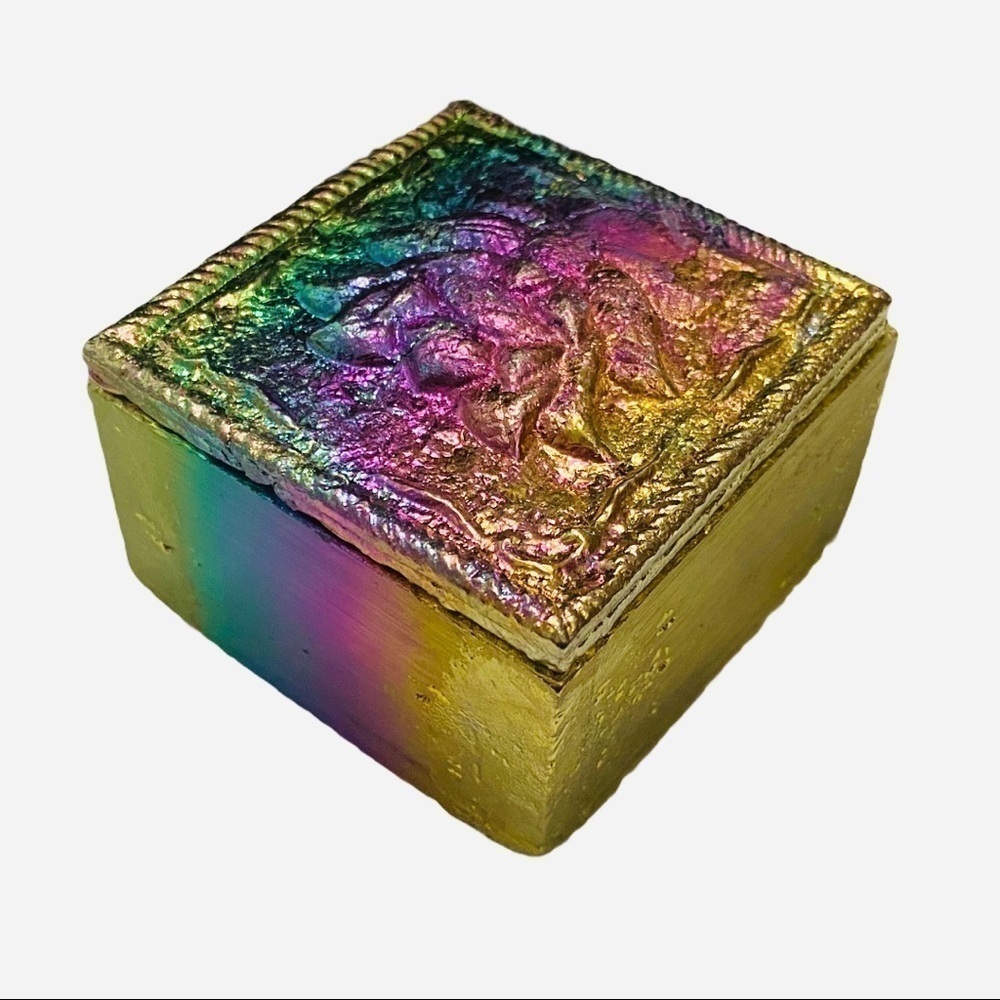 Beautiful Bismuth Trinket box